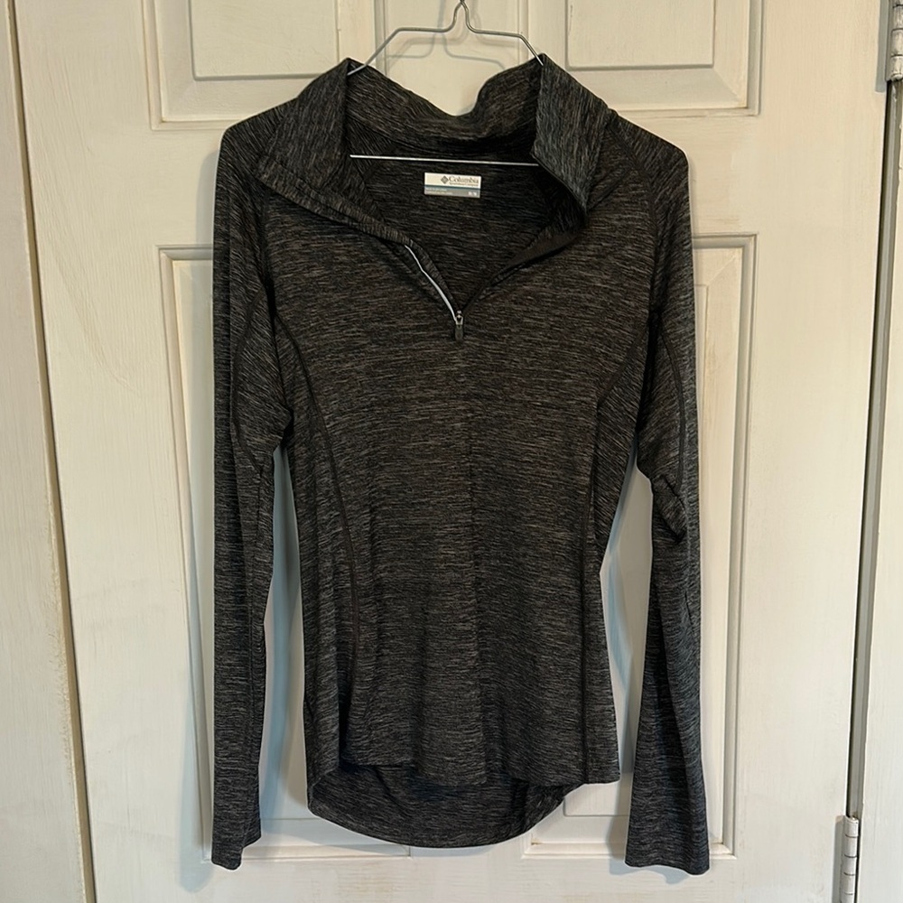 Columbia Dark grey quarter zip womens size medium